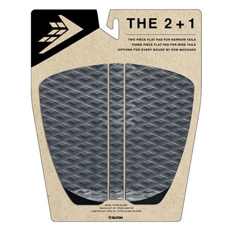 Firewire Machado 2+1 Flat Traction Pad-Charcoal/Black
