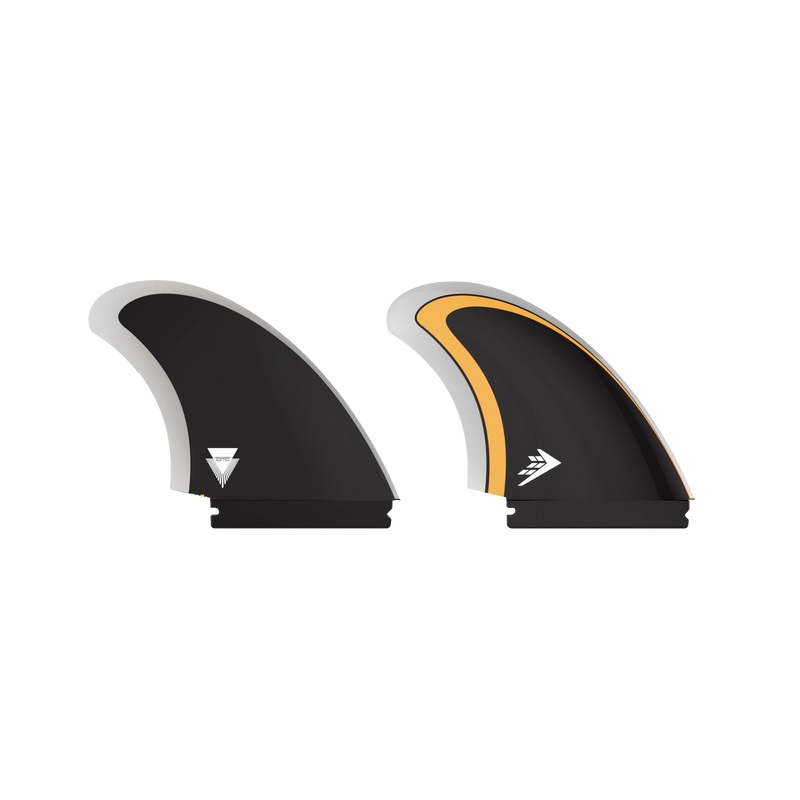Firewire Tomo Max Keel Twin Fin Set-Black-Large