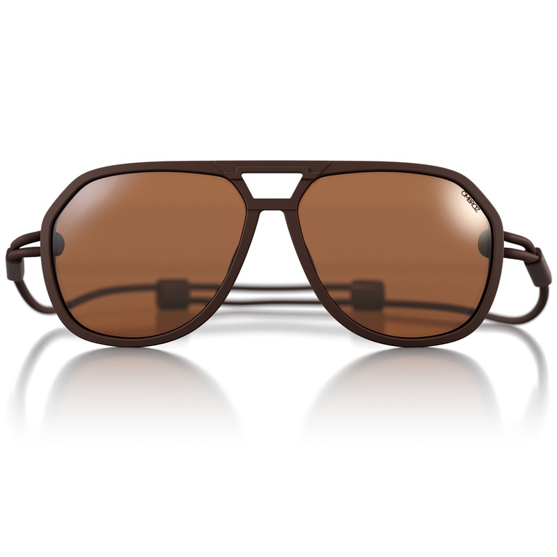 Ombraz Classics Sunglasses-Matte Brown/Brown Polar
