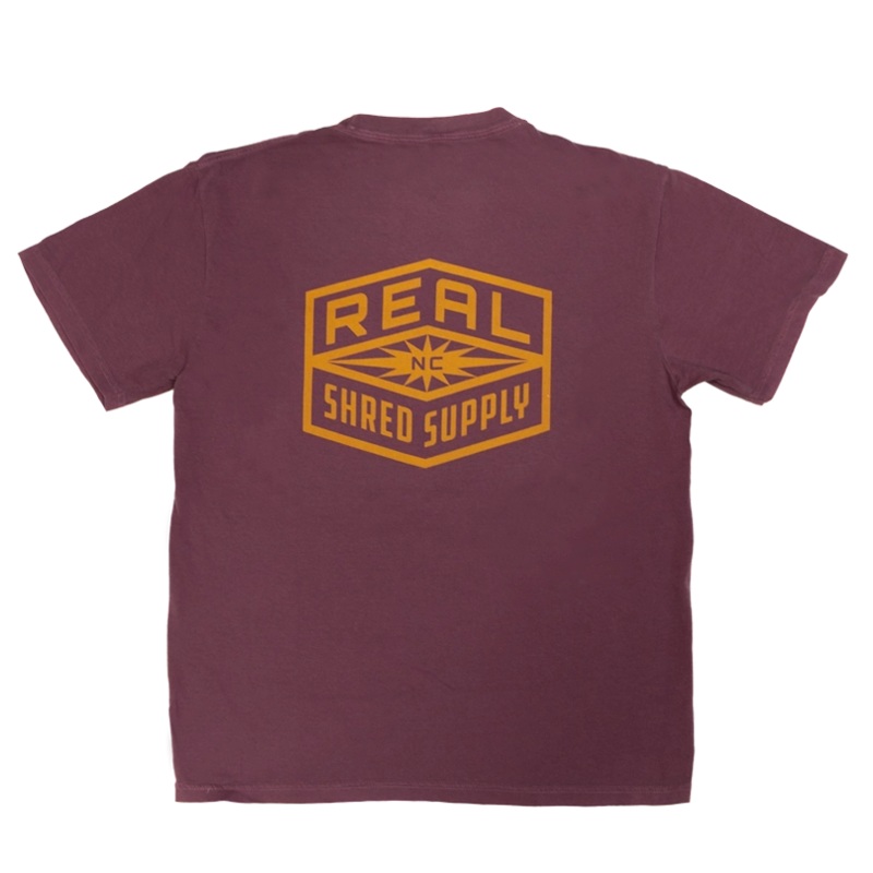 REAL Shred Supply Tee-Berry