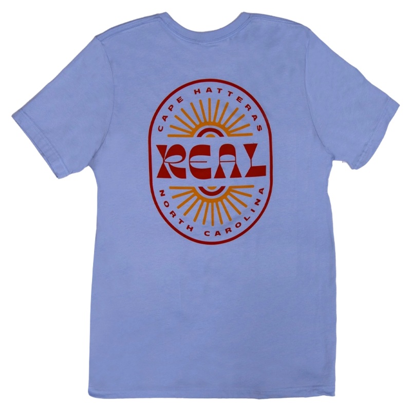 REAL Sun Ray Tee-Baby Blue