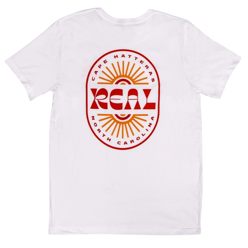REAL Sun Ray Tee-White