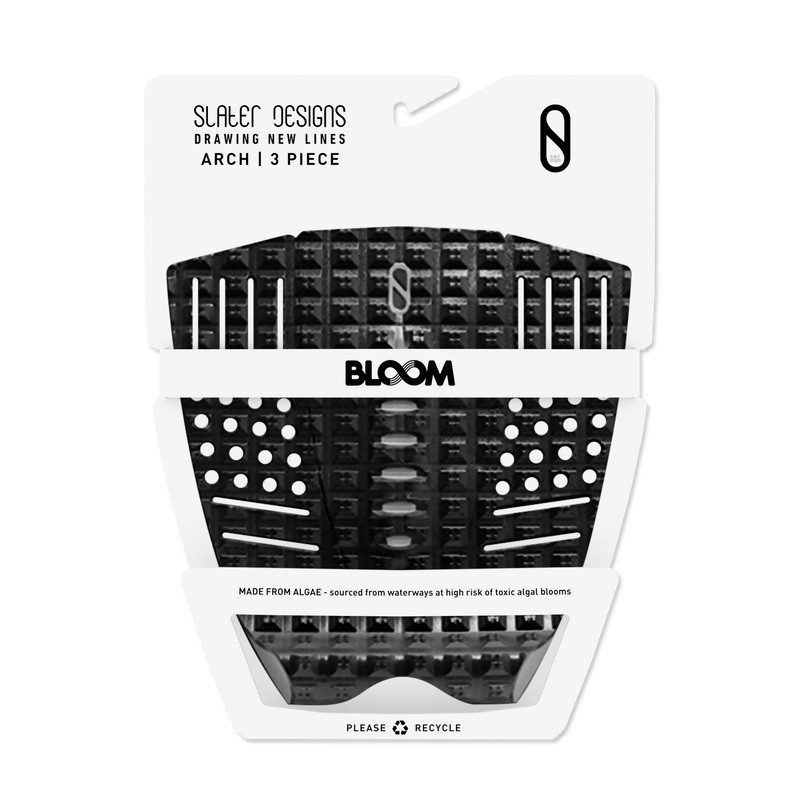 Slater Designs 3 Piece Arch Traction Pad-Black/Grey