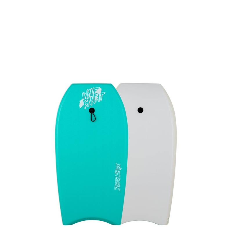 Wave Bandit Shockwave 42″ Bodyboard-Turquoise
