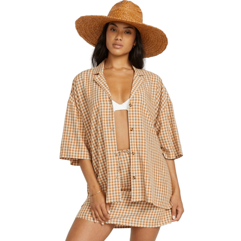 Billabong Beach Side YD Woven Shirt-Doeskin