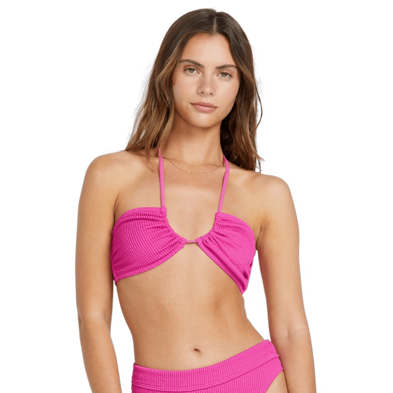 Billabong Summer High Drew Bandeau Top-Fiesta Pink