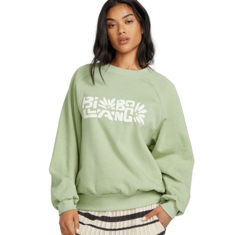 Billabong The Waves Crew Sweatshirt-Pistachio