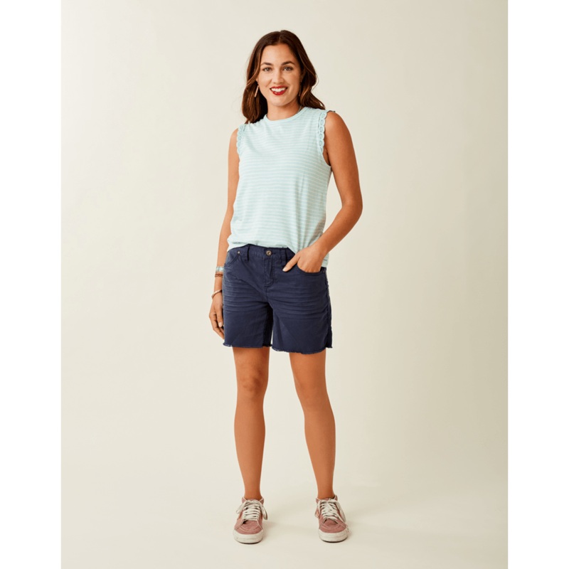 Carve Designs Oahu 6″ Twill Shorts-Navy