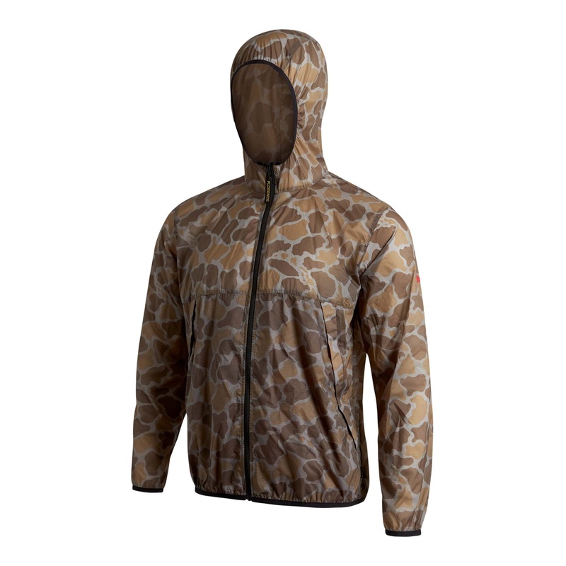 Florence Marine X Parachute Ultralight Packable Jacket-Burnt Olive Camo