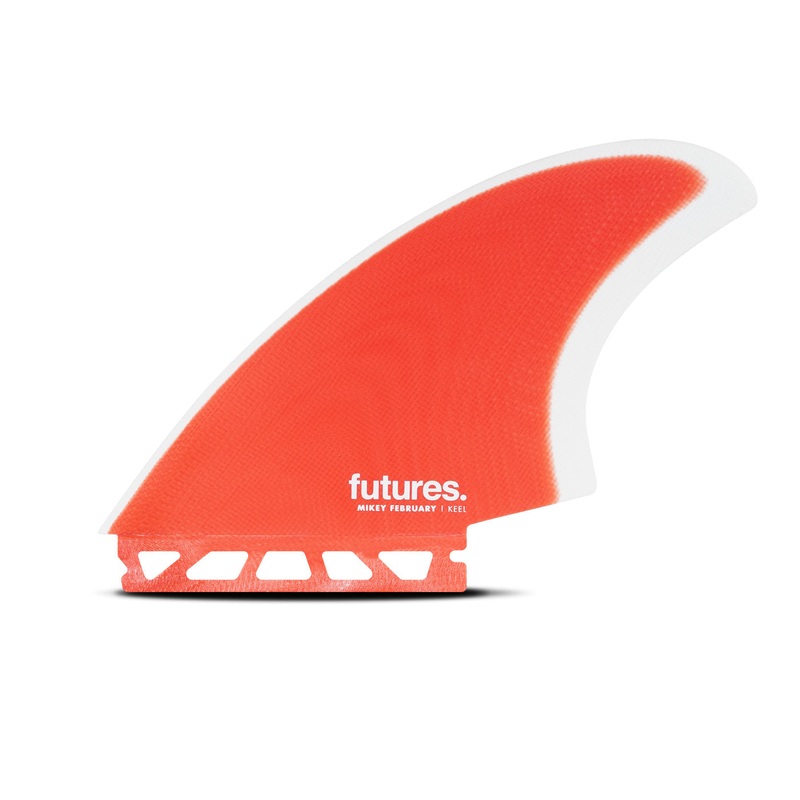 Futures Mikey February Keel-Red/Grey