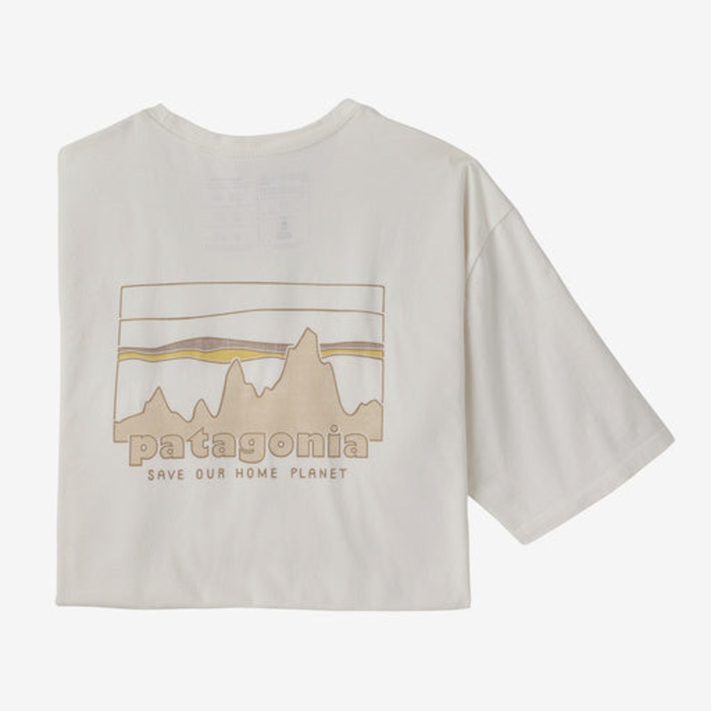 Patagonia 73 Skyline Organic Tee-Birch White