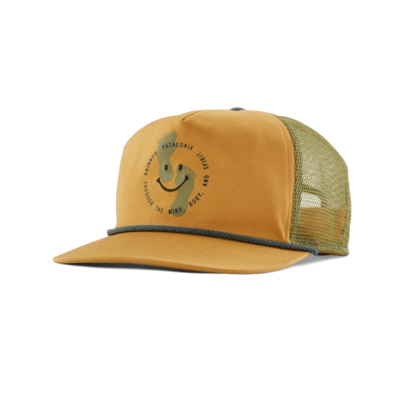 Patagonia Airfarer Hat-Spirit Toes: Pufferfish Gold