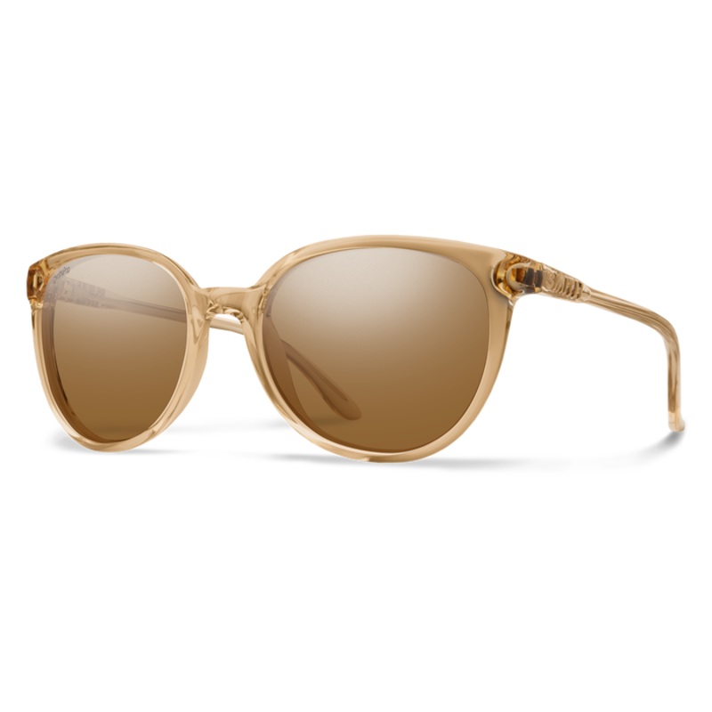 Smith Cheetah Sunglasses-Champagne Crystal/CP Polar Brown