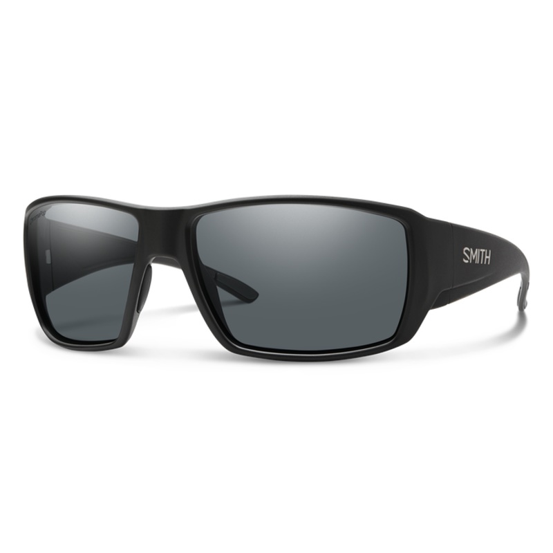 Smith Guides Choice Sunglasses-Mt Blk/CP G Gray Plr
