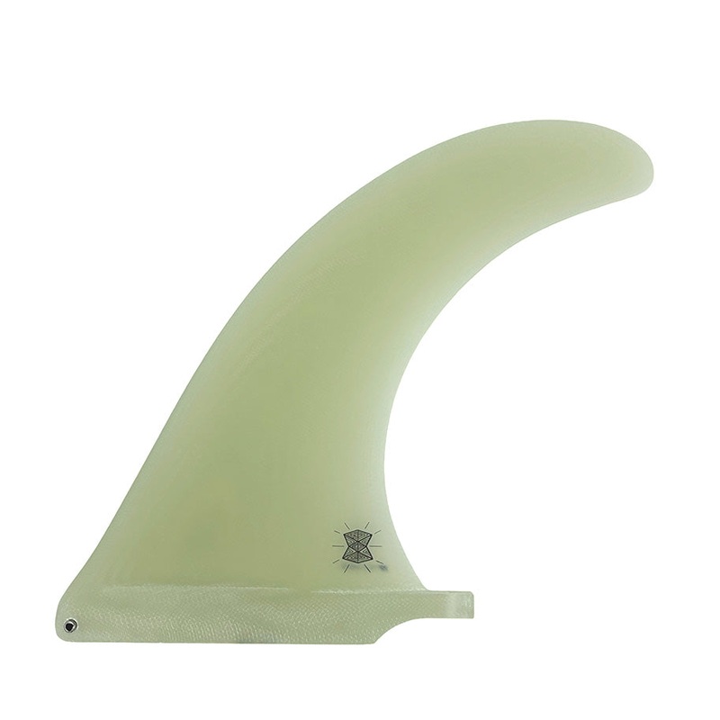 True Ames Alex Lopez Terrapin Single Fin-Clear-7.95″