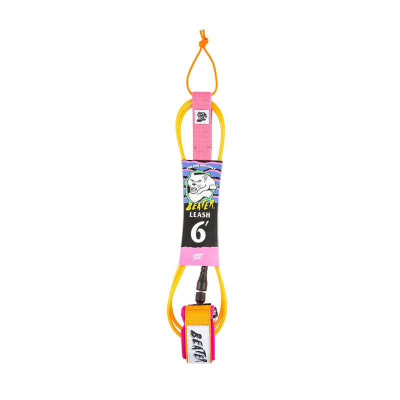 Catch Surf Beater 6′ Leash-Orange/Pink