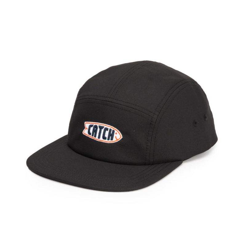Catch Surf Happy Fish Performance Camper Hat-Black