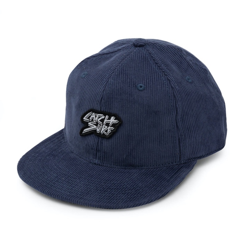 Catch Surf Slash Cord Snapback Hat-Navy