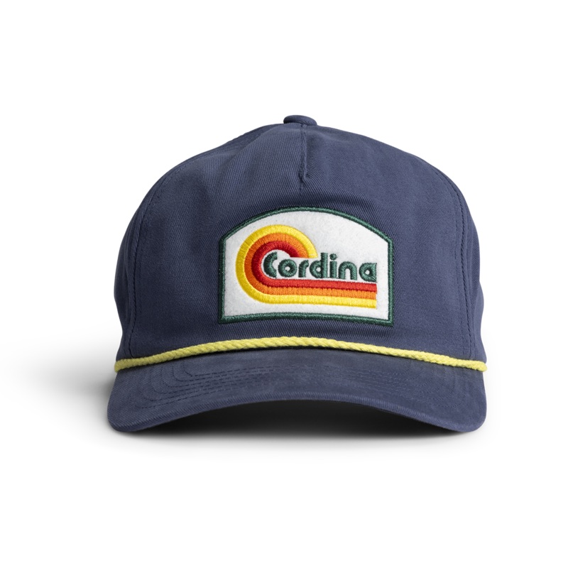 Cordina Retro Wave  Hat-Steel Blue/Yellow