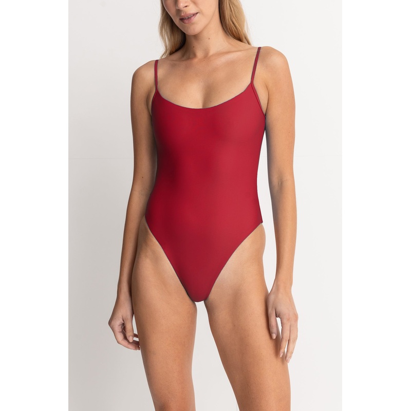 Rhythm Classic Minimal One Piece-Cherry