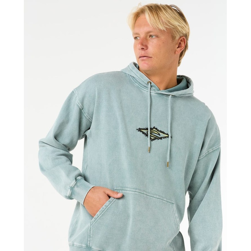 Rip Curl Raw Energy Hooded Sweatshirt-Blue Lagoon