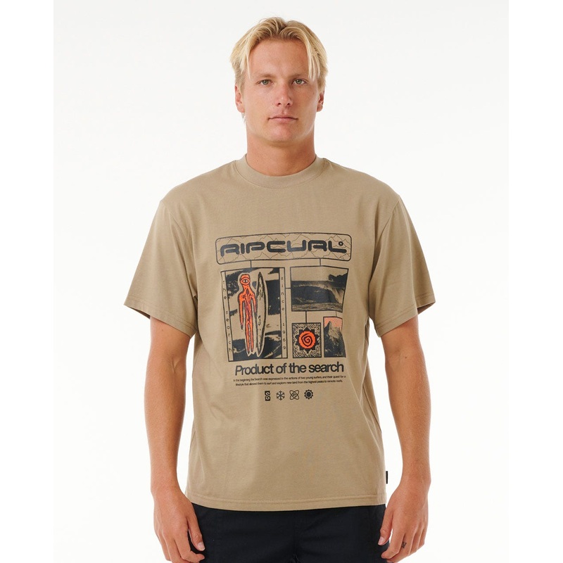Rip Curl Search Exploration Tee-Sand Dune