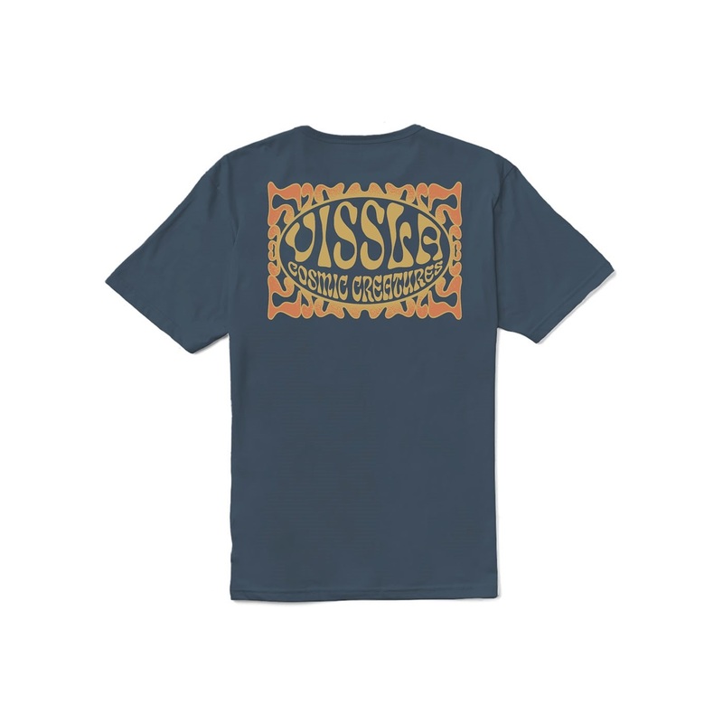 Vissla Cosmic Creatures Organic Tee-Dark Denim