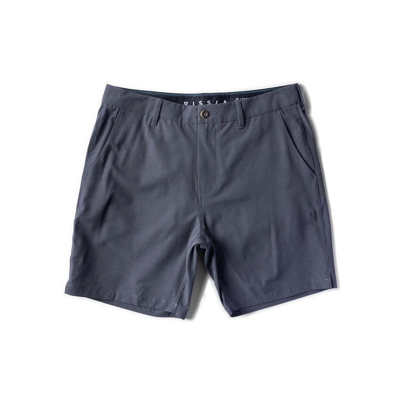 Vissla Cutlap Eco 17.5″ Hybrid Shorts-Dark Grey