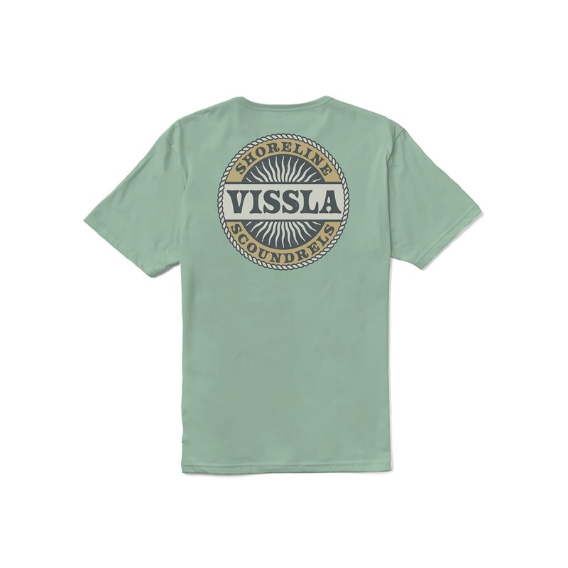 Vissla Scoundrels Organic Tee-Jade