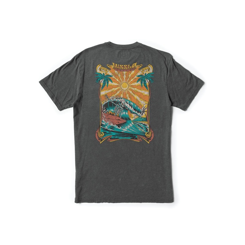 Vissla Shredded Cosmic Wash Tee-Phantom