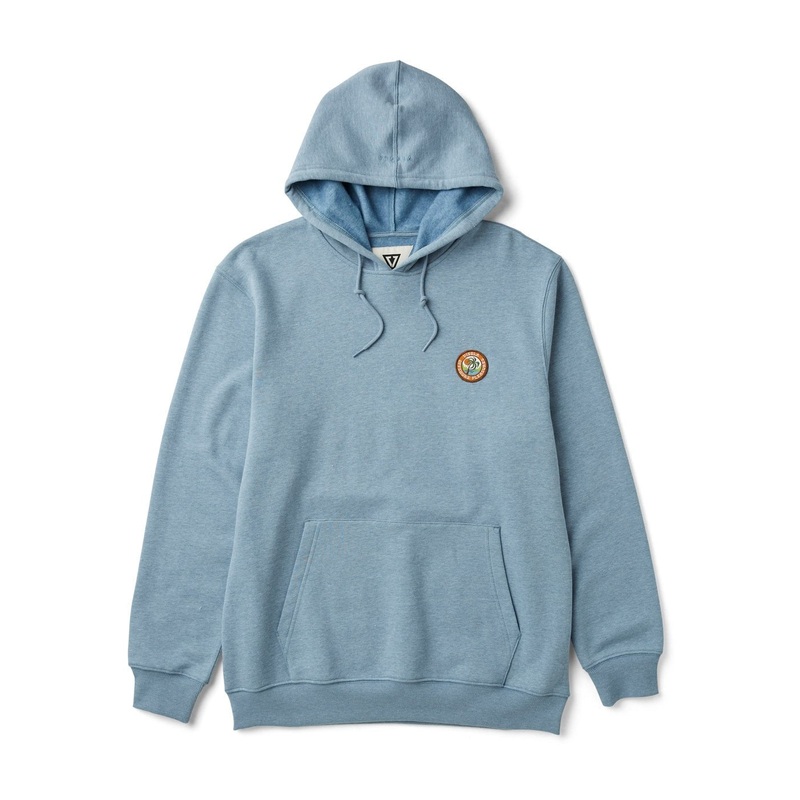 Vissla Solid Sets Eco Hooded Sweatshirt-Harbor Blue