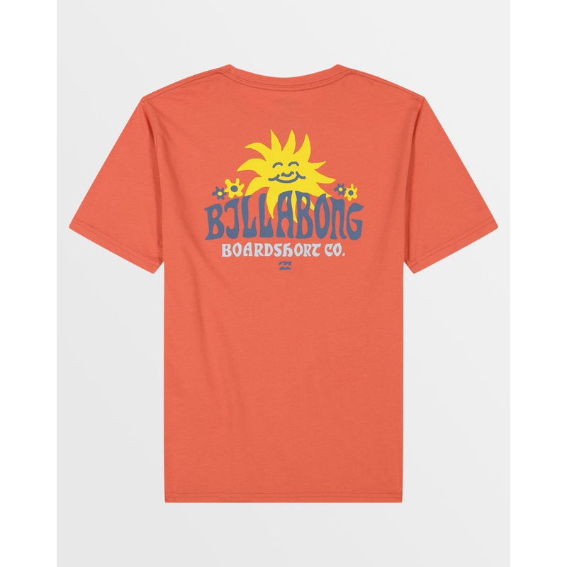 Billabong Little Boys’ Lounge Tee-Washed Red