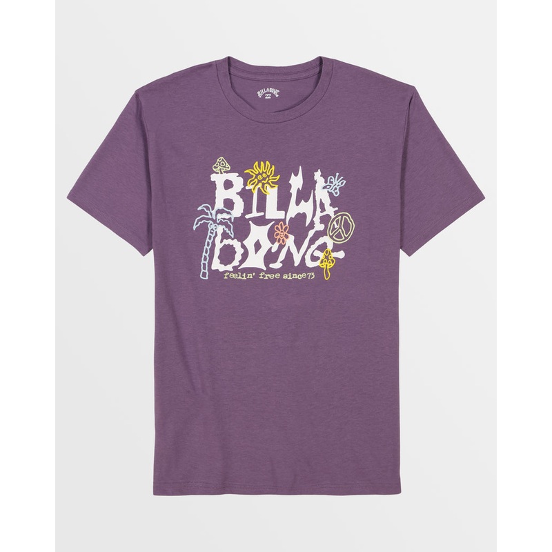 Billabong Little Boys’ Shady Tee-Dusty Grape