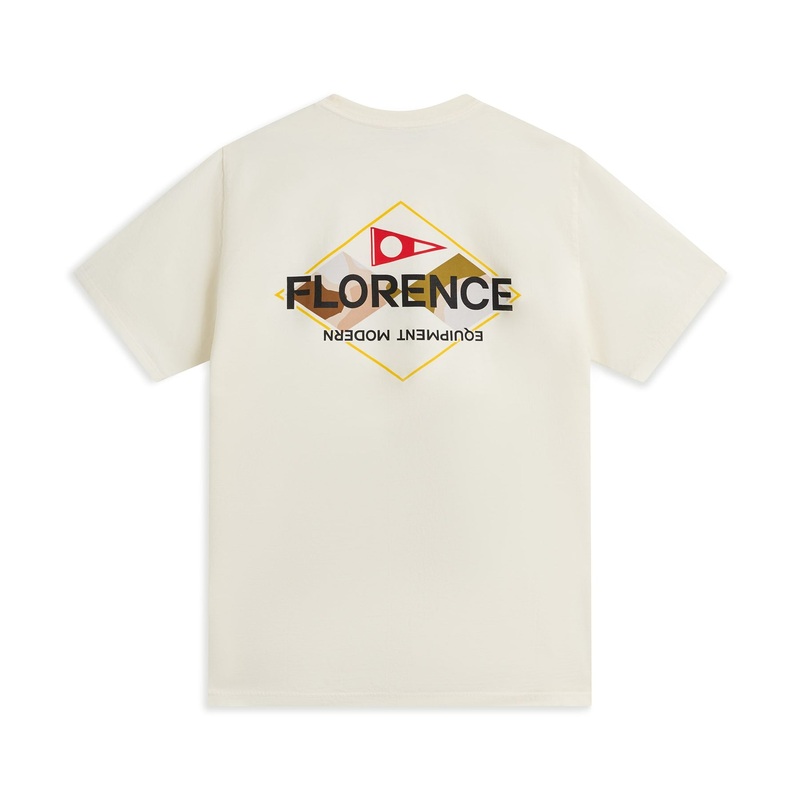 Florence Marine X Camo Logo Tee-White