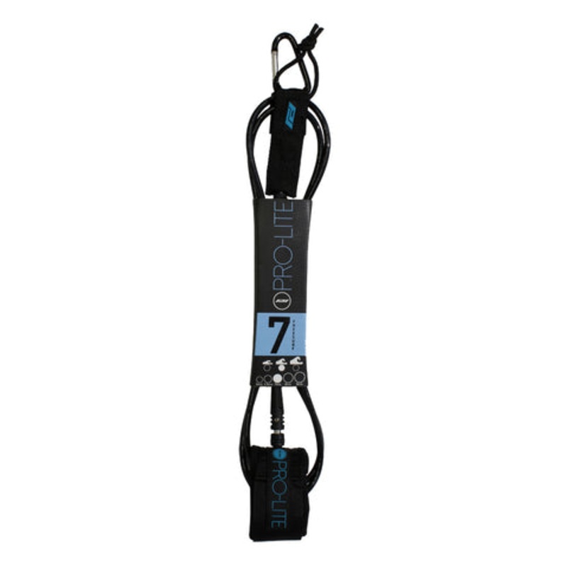 Pro-Lite Freesurf Leash-Black-7′ x 7mm