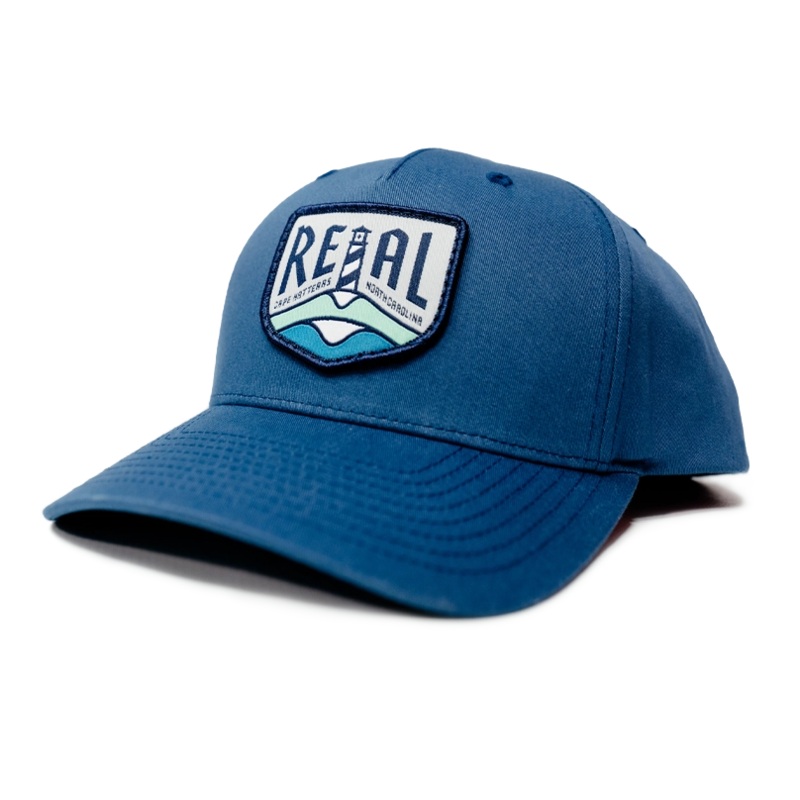 REAL Lighthouse Badge Hat-Light Navy