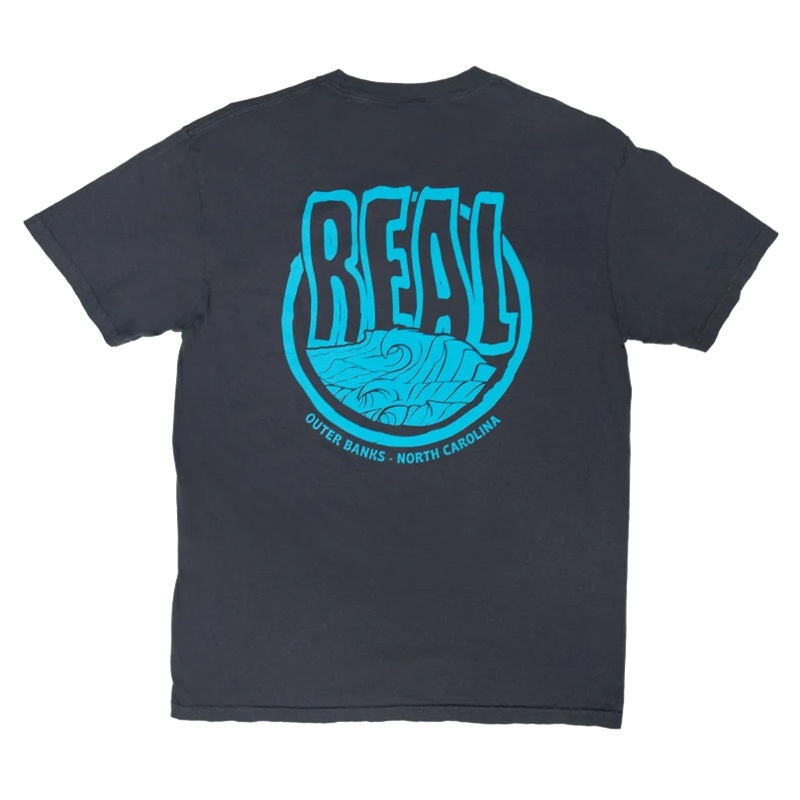 REAL New Wave Tee-Graphite