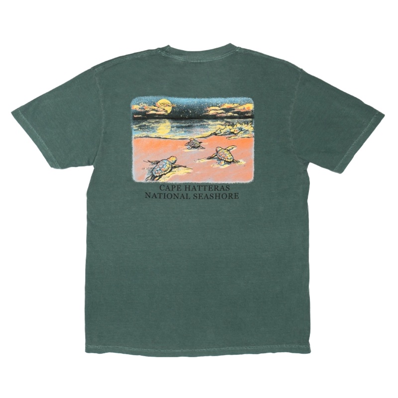 REAL Night Sky Tee-Blue Spruce