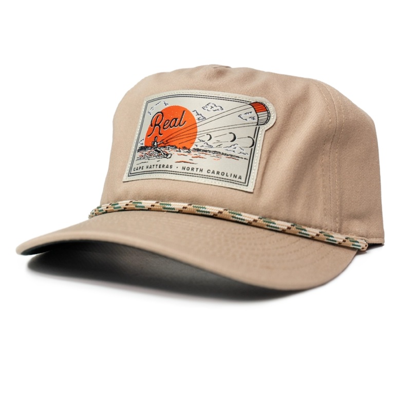 REAL Sunset Sessions Patch Hat-Khaki/Black