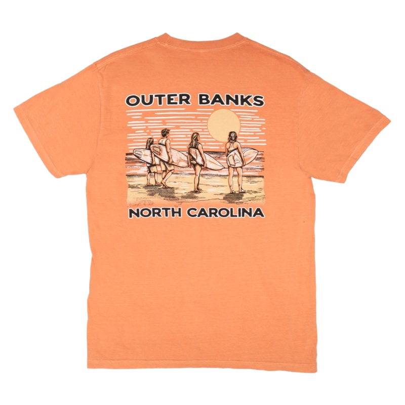 REAL Vintage Coastal Tee-Terracotta