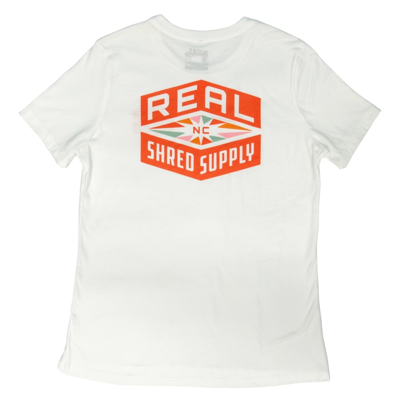REAL Wmn’s Shred Supply Tee-White