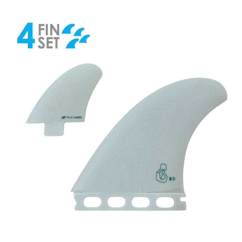 True Ames Derrick Disney DST Twinzer Fin Set-Ivory-4 deg/6