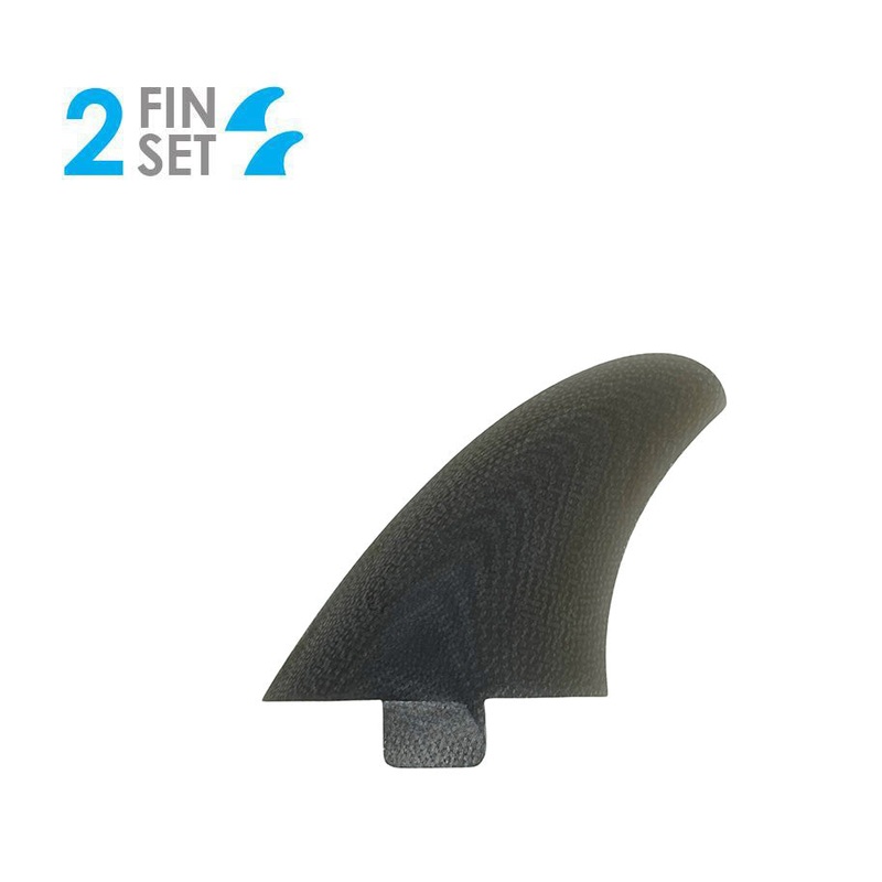 True Ames Lovelace Canards FCS Fiberglass Fin Set-Smoke