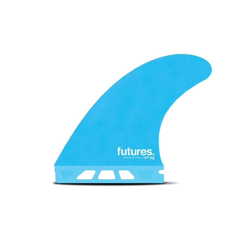 Futures F8 Safety Tri Fin Set-Blue-Large