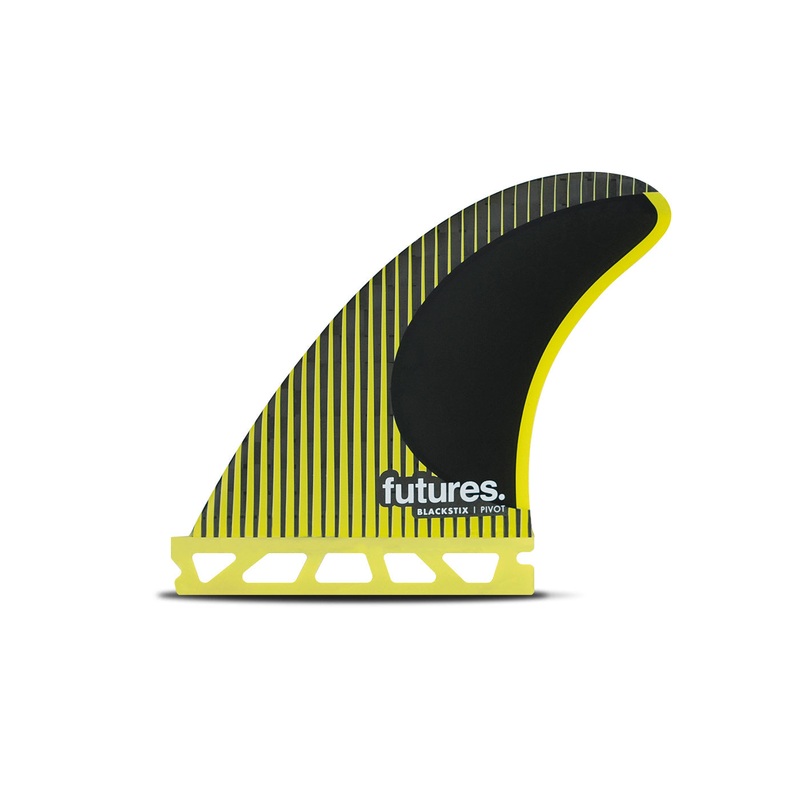 Futures P4 Blackstix Tri Fin Set-Yellow-Small