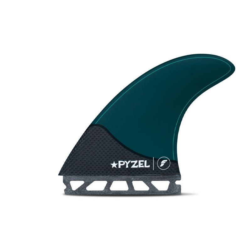 Futures Pyzel Honeycomb/Carbon Tri Fin Set-Blue-Large