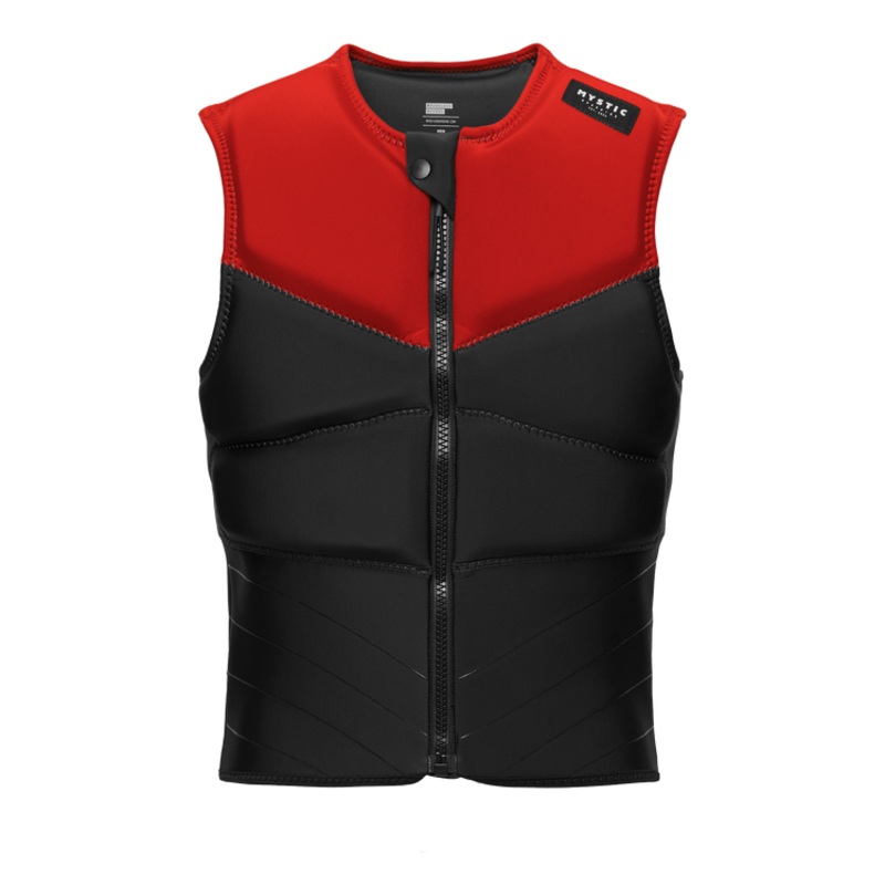 Mystic Block Impact Fzip Vest-Red