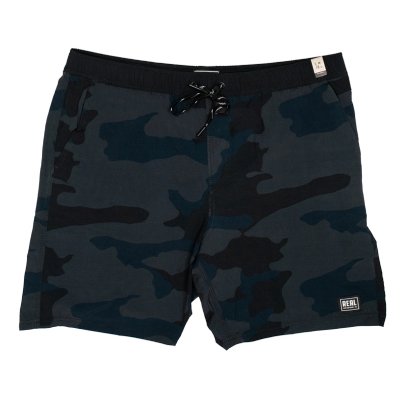 REAL Levitate Camo Shorts-Black Camo