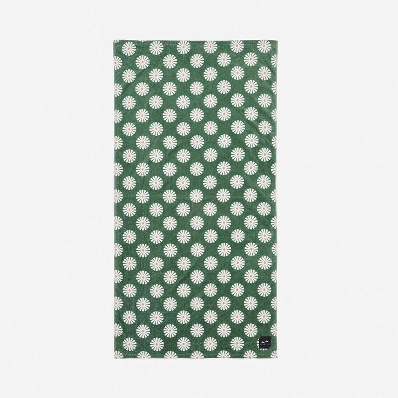Slowtide Sun Dazed Beach Towel-Green