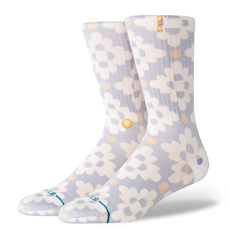 Stance San Lucas Crew Socks-Stone Blue